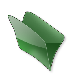 Dossier Vert Icon 256x256 png